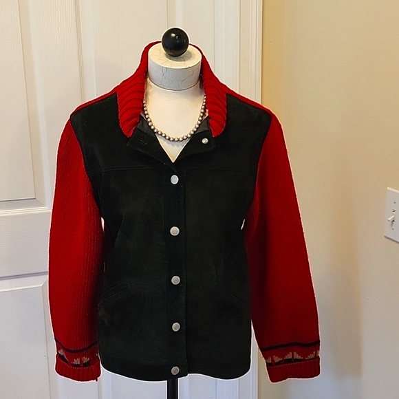 Pendleton Classic Vintage Sweater & Suede - Picture 1 of 10